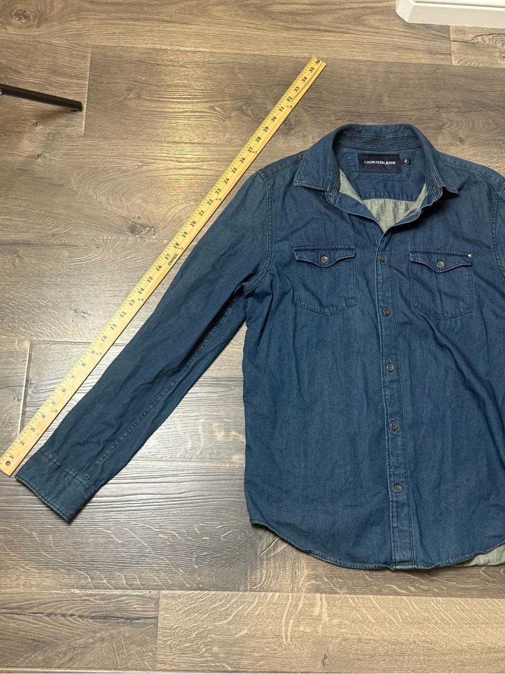 Calvin Klein Denim Button-Up Shirt